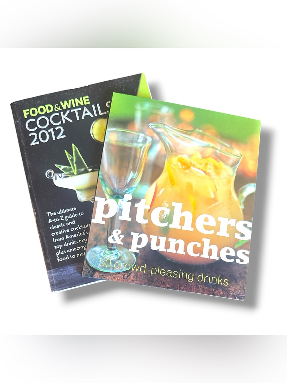 Set of 2 Cocktails plus Pitchers & Punches Recipe Books